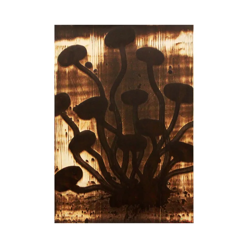 A painting titled 