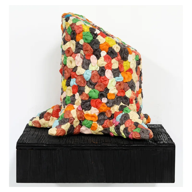 Bubblegum sculpture titled 