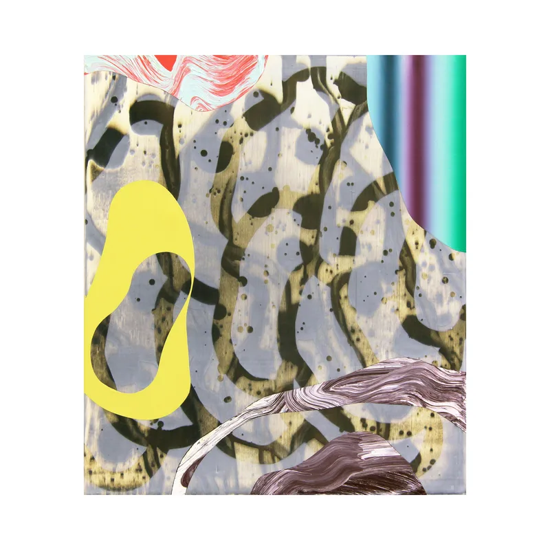 A painting titled 